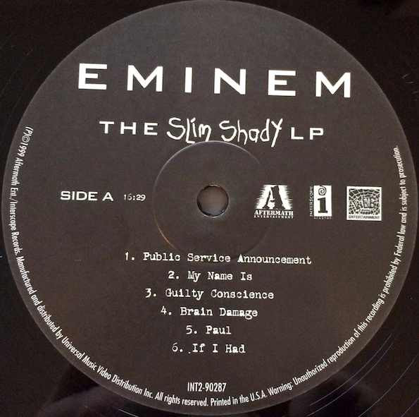 Eminem - The Slim Shady LP | Aftermath Entertainment (606949028718) - 3
