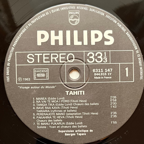 Unknown Artist - Tahiti | Philips (6311 147) - 3 Unknown Artist - Tahiti | Philips (6311 147) - 3