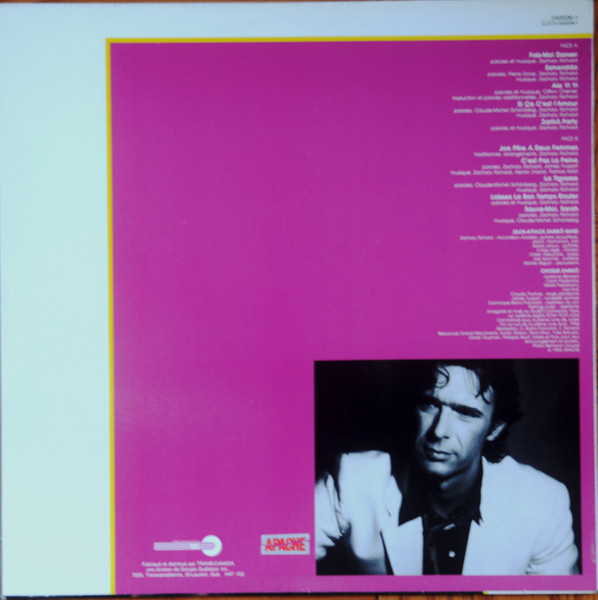 Zachary Richard - Zack-Attack [Vinyl] | Apache (24 0506-1) - 2