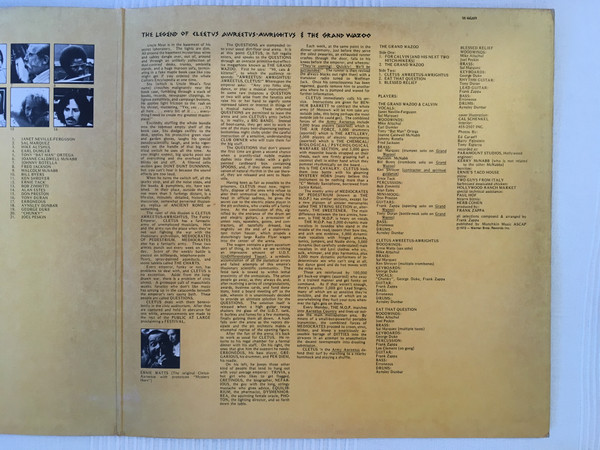 Frank Zappa And The Mothers - The Grand Wazoo | Discreet (W44209) - 3 Frank Zappa And The Mothers - The Grand Wazoo | Discreet (W44209) - 3