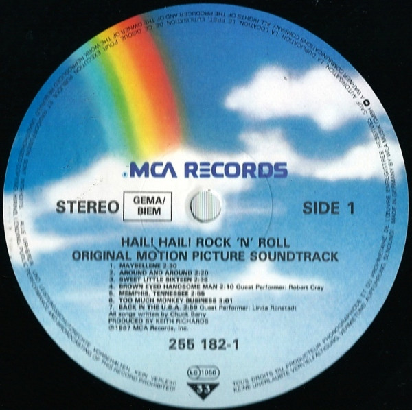 Chuck Berry - Hail! Hail! Rock 'N' Roll (Original Motion Picture Soundtrack) | MCA Records (255 182-1) - 2