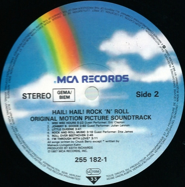 Chuck Berry - Hail! Hail! Rock 'N' Roll (Original Motion Picture Soundtrack) | MCA Records (255 182-1) - 3