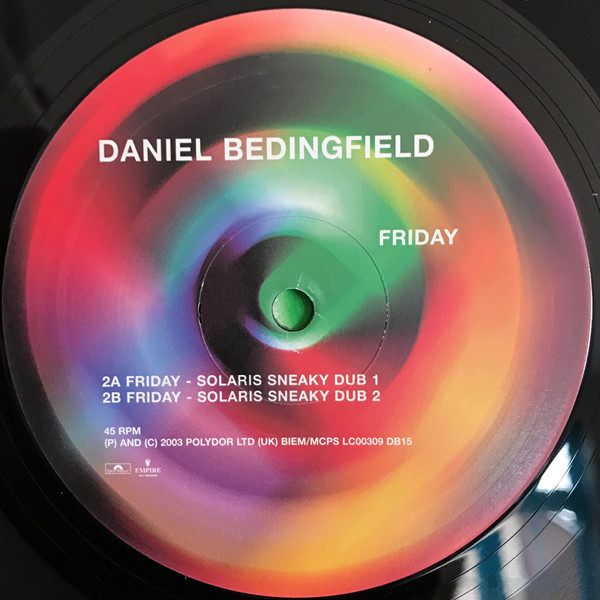 Daniel Bedingfield - Friday | Polydor (DB15) - 4