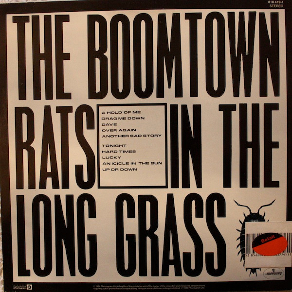 The Boomtown Rats - In The Long Grass | Mercury (818 419-1) - 2