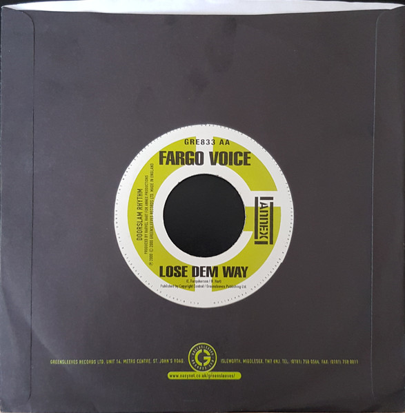 Bounty Killer & Merciless / Fargo Voice - No One Cares / Lose Dem Way | Greensleeves Records (GRE833) - 4