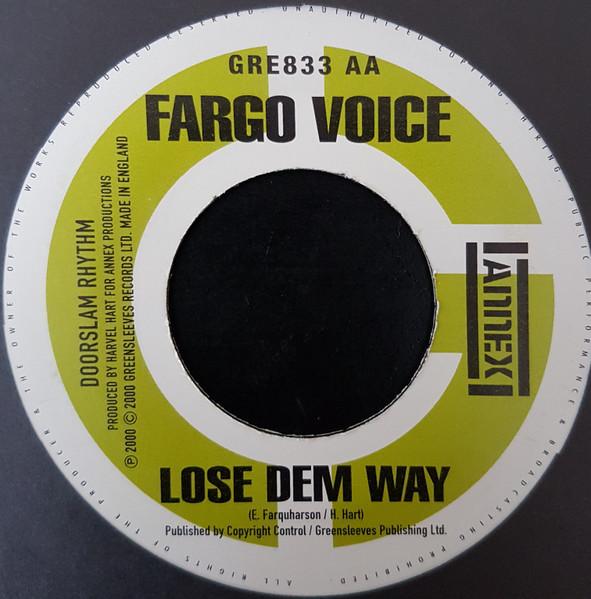 Bounty Killer & Merciless / Fargo Voice - No One Cares / Lose Dem Way | Greensleeves Records (GRE833) - 2