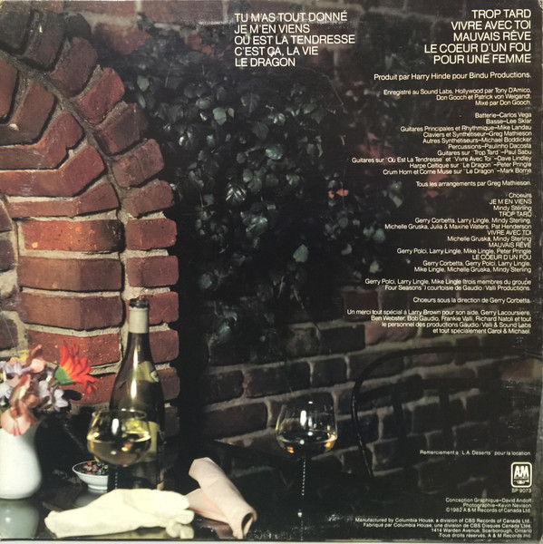 Peter Pringle - Pour Une Femme | A&M Records (SP 9073) - 2 Peter Pringle - Pour Une Femme | A&M Records (SP 9073) - 2