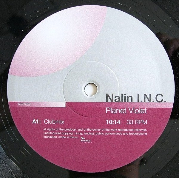 Nalin Inc. - Planet Violet | Kosmo Records (KOS 009) - 3 Nalin Inc. - Planet Violet | Kosmo Records (KOS 009) - 3