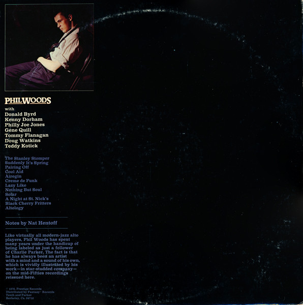 Phil Woods - Altology | Prestige (P-24065) - 2 Phil Woods - Altology | Prestige (P-24065) - 2