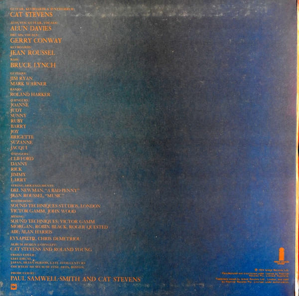 Cat Stevens - Cat Stevens' Buddha And The Chocolate Box | Island Records (L 35141) - 2 Cat Stevens - Cat Stevens' Buddha And The Chocolate Box | Island Records (L 35141) - 2