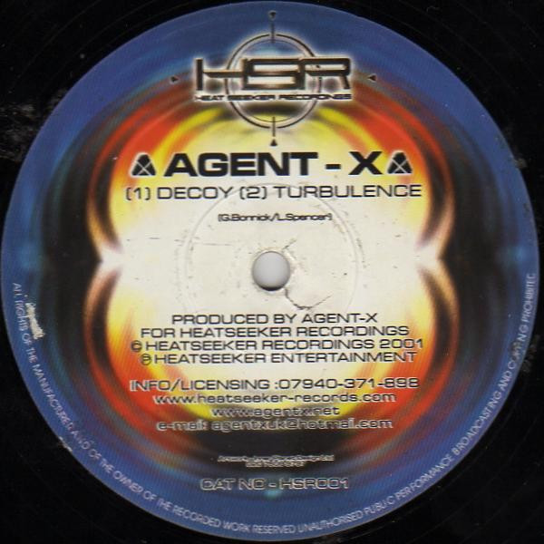 Agent X - Decoy / Turbulence | Heatseeker Recordings (HSR 001)