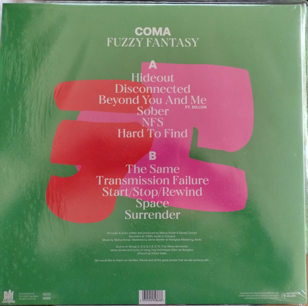 Coma - Fuzzy Fantasy | City Slang (SLANG50567LP) - 3 Coma - Fuzzy Fantasy | City Slang (SLANG50567LP) - 3