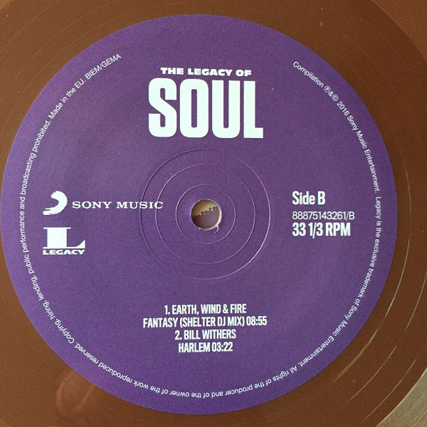 Various - The Legacy Of Soul | Legacy (88875143261) - 4 Various - The Legacy Of Soul | Legacy (88875143261) - 4
