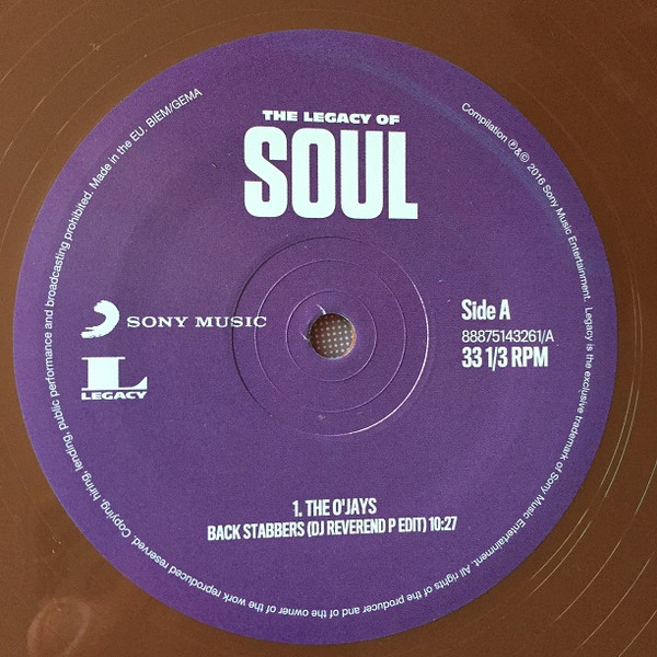Various - The Legacy Of Soul | Legacy (88875143261) - 3 Various - The Legacy Of Soul | Legacy (88875143261) - 3