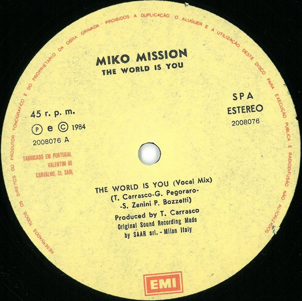 Miko Mission - The World Is You | EMI (2008076) - 3