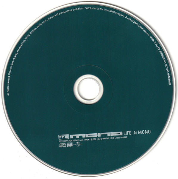 Mono - Life In Mono | Echo (UMD 80451) - 3