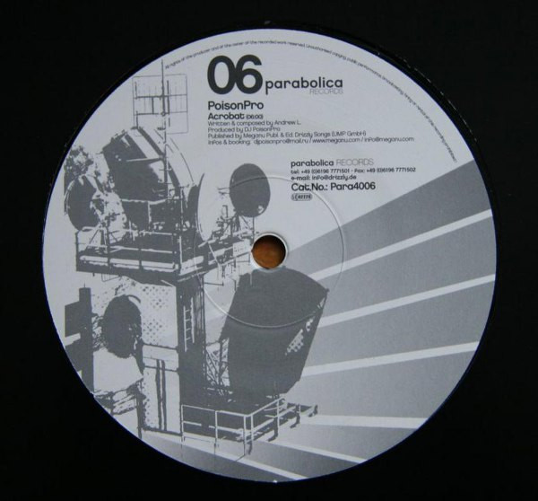 Poison Pro - Hello / Acrobat | Parabolica Records (PARA4006) - main Poison Pro - Hello / Acrobat | Parabolica Records (PARA4006) - main