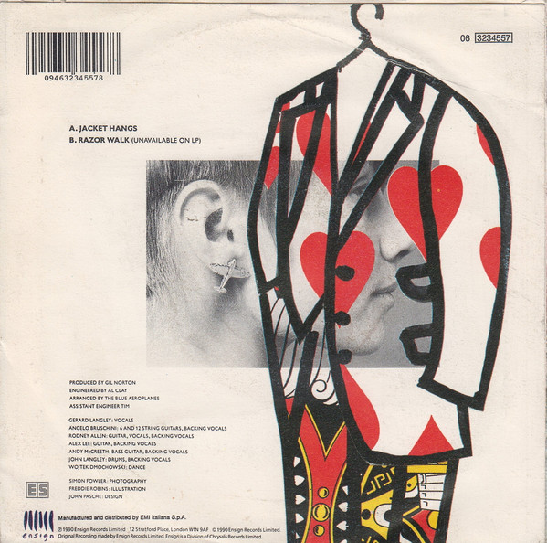 The Blue Aeroplanes - Jacket Hangs | Ensign (06 3234557) - 2