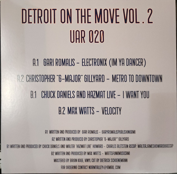 Various - Detroit On The Move Vol. 2 | Upstairs Asylum Recordings (UAR 020) - 2 Various - Detroit On The Move Vol. 2 | Upstairs Asylum Recordings (UAR 020) - 2