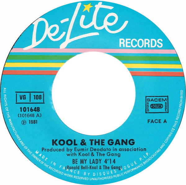 Kool & The Gang - Be My Lady | De-Lite Records (101648) - 3