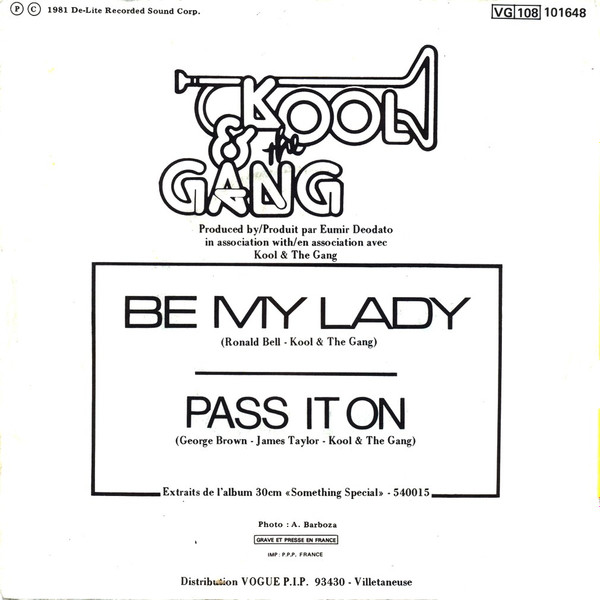 Kool & The Gang - Be My Lady | De-Lite Records (101648) - 2
