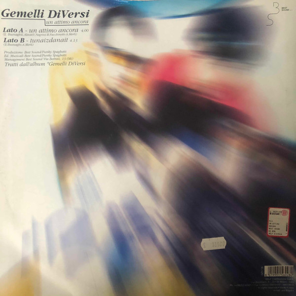 Gemelli Diversi - Un Attimo Ancora | Best Sound (BS 020) - 2
