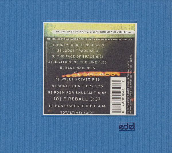 Uri Caine Trio - Blue Wail | Winter & Winter (910 034-2) - main