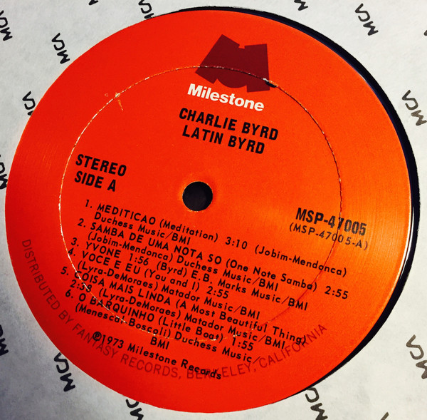 Charlie Byrd - Latin Byrd | Milestone (MSP-47005) - 4