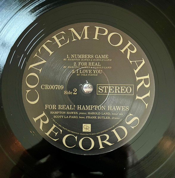 Hampton Hawes - For Real! [Vinyl] | Craft Recordings (CR00709) - 4