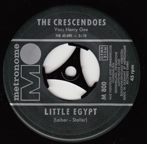 The Crescendoes - Little Egypt | Metronome (M 800) - 2