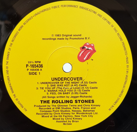 The Rolling Stones - Undercover | Rolling Stones Records (P.165436) - 4 The Rolling Stones - Undercover | Rolling Stones Records (P.165436) - 4