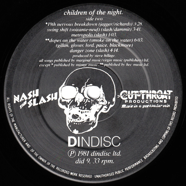 Nash The Slash - Children Of The Night | Dindisc (did 9) - 4