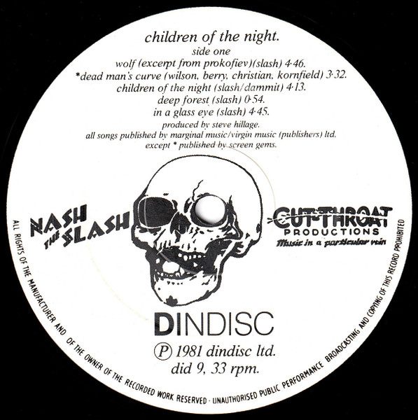 Nash The Slash - Children Of The Night | Dindisc (did 9) - 3