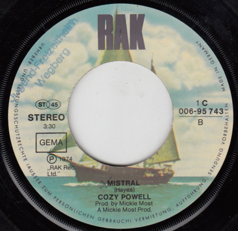 Cozy Powell - Na Na Na | RAK (1C 006-95 743) - 4