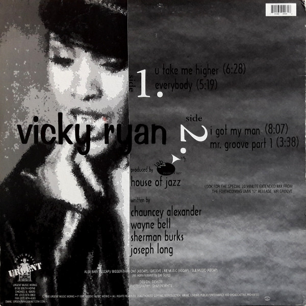 Vicki Ryan - Mr. Groove E.P. | Urgent Music Works (UMW-3) - 2 Vicki Ryan - Mr. Groove E.P. | Urgent Music Works (UMW-3) - 2