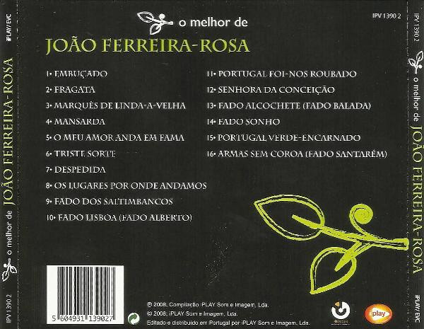 João Ferreira-Rosa - O Melhor De João Ferreira-Rosa | iPlay (IPV 1390 2) - 2