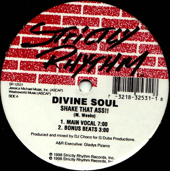 Divine Soul - Shake That Ass!! | Strictly Rhythm (SR 12531)