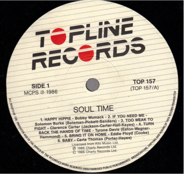 Various - Soul Time | Topline Records (TOP 157) - 3