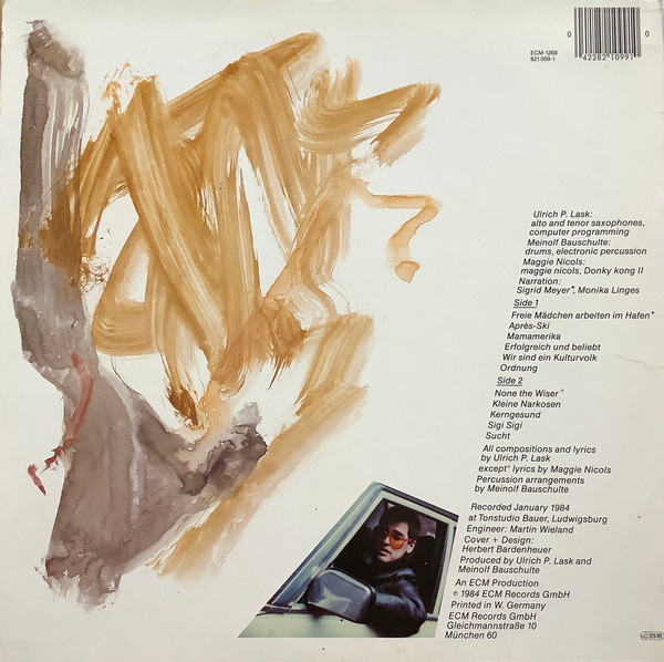 Ulrich Lask - Sucht + Ordnung | ECM Records (ECM 1268) - 2 Ulrich Lask - Sucht + Ordnung | ECM Records (ECM 1268) - 2