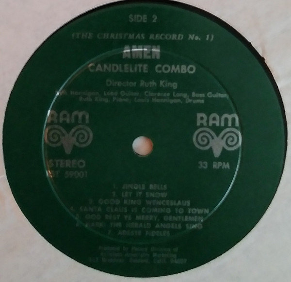 California North Central State Youth Choir , Candlelite Combo - Amen - The Christmas Record No. 1 | Ram (RST-59001) - 4 California North Central State Youth Choir , Candlelite Combo - Amen - The Christmas Record No. 1 | Ram (RST-59001) - 4