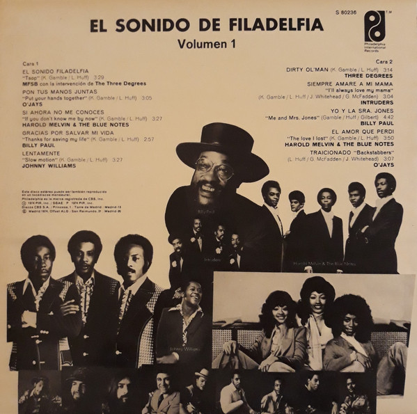 Various - El Sonido De Filadelfia Vol. 1 | Philadelphia International Records (S 80236) - 2