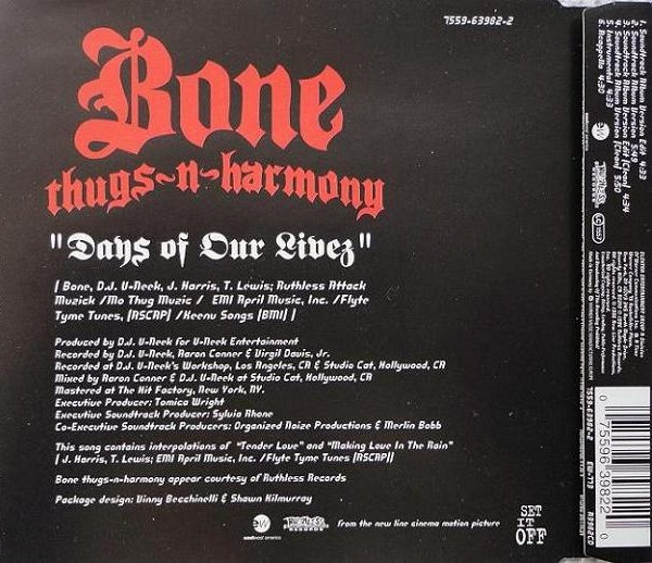 Bone Thugs-N-Harmony - Days Of Our Livez | EastWest America (7559-63982-2) - 2