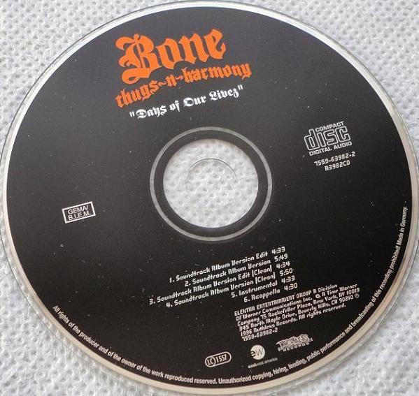 Bone Thugs-N-Harmony - Days Of Our Livez | EastWest America (7559-63982-2) - 3