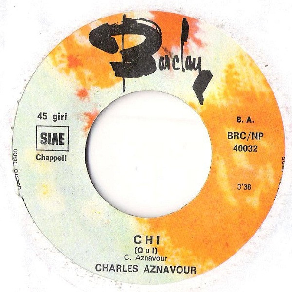 Charles Aznavour - Buon Anniversario | Barclay (BRC NP 40032) - 4