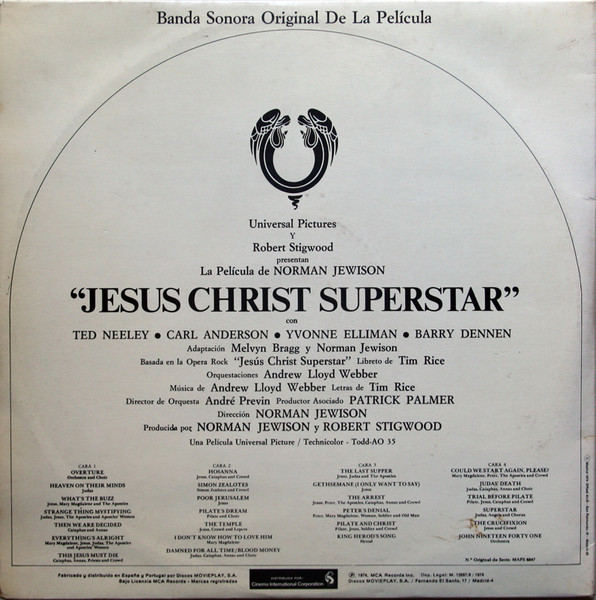 Various - Jesus Christ Superstar (Banda Sonora Original De La Película) | MCA Records (S-65.002/3) - 4 Various - Jesus Christ Superstar (Banda Sonora Original De La Película) | MCA Records (S-65.002/3) - 4