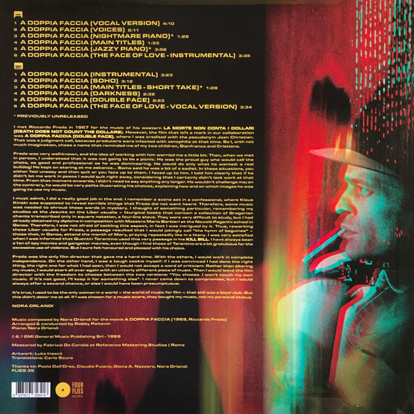 Nora Orlandi - A Doppia Faccia | Four Flies Records (FLIES 36) - 2 Nora Orlandi - A Doppia Faccia | Four Flies Records (FLIES 36) - 2