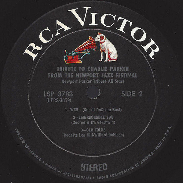Newport Parker Tribute All Stars - Tribute To Charlie Parker From The Newport Jazz Festival | RCA Victor (LSP 3783) - 4 Newport Parker Tribute All Stars - Tribute To Charlie Parker From The Newport Jazz Festival | RCA Victor (LSP 3783) - 4