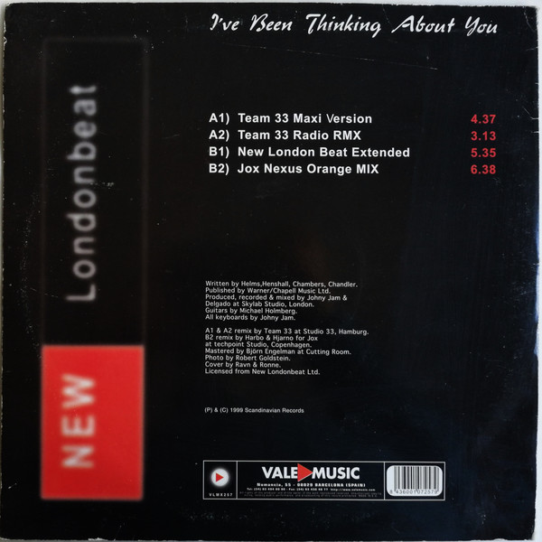 New Londonbeat - I've Been Thinking About You | Vale Music (VLMX 257) - 2 New Londonbeat - I've Been Thinking About You | Vale Music (VLMX 257) - 2