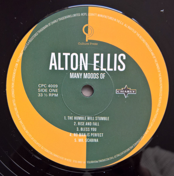 Alton Ellis - Many Moods Of Alton Ellis | Culture Press (CPC4009) - 3 Alton Ellis - Many Moods Of Alton Ellis | Culture Press (CPC4009) - 3