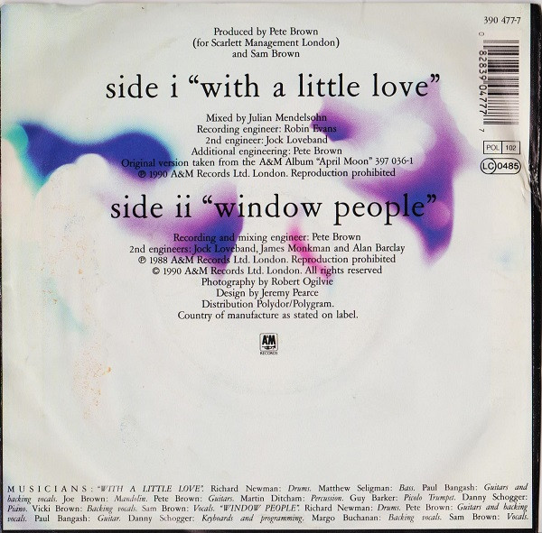 Sam Brown - With A Little Love | A&M Records (390 477-7) - 2 Sam Brown - With A Little Love | A&M Records (390 477-7) - 2